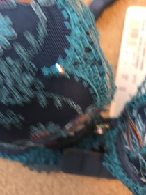 Brand New, Lise Charmel Navy Underwired Bra Crystal  Size Uk 32C  New 