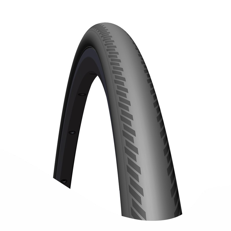 Pneu MITAS Arrow 700x25c pliable Racing Pro Weltex pour vélo de route performance noir
