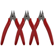 Waziaqoc 3 Pack 5 Inch Micro Wire Cutters, Small Precision Electronics Flush ...