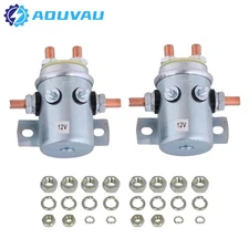 Offroad 2 pcs Solenoid Relay Switch 12 Volt 250A 6 Terminal Heavy Duty for Winch