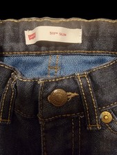 Levi's 511 Slim 2T Boys Toddler Jeans Dark Wash