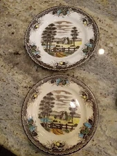 Vintage Spring Valley Salad and Dessert Plates 