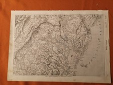 RK/IZ Zeitungsdruck 1861n 117 USA B&uuml;rgerkrieg Landkarte Kriegsschauplatz