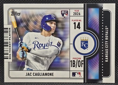 2026 Topps Series 1 Big Ticket Player Jac Caglianone RC #BTP-22 | eBay