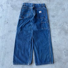 Vintage Y2K carhartt YOUTH blue denim jeans
