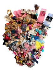 Huge 60  s-90s Lot Of Vintage Barbie  Ken Dolls, Clothes, Accessories,  Cars