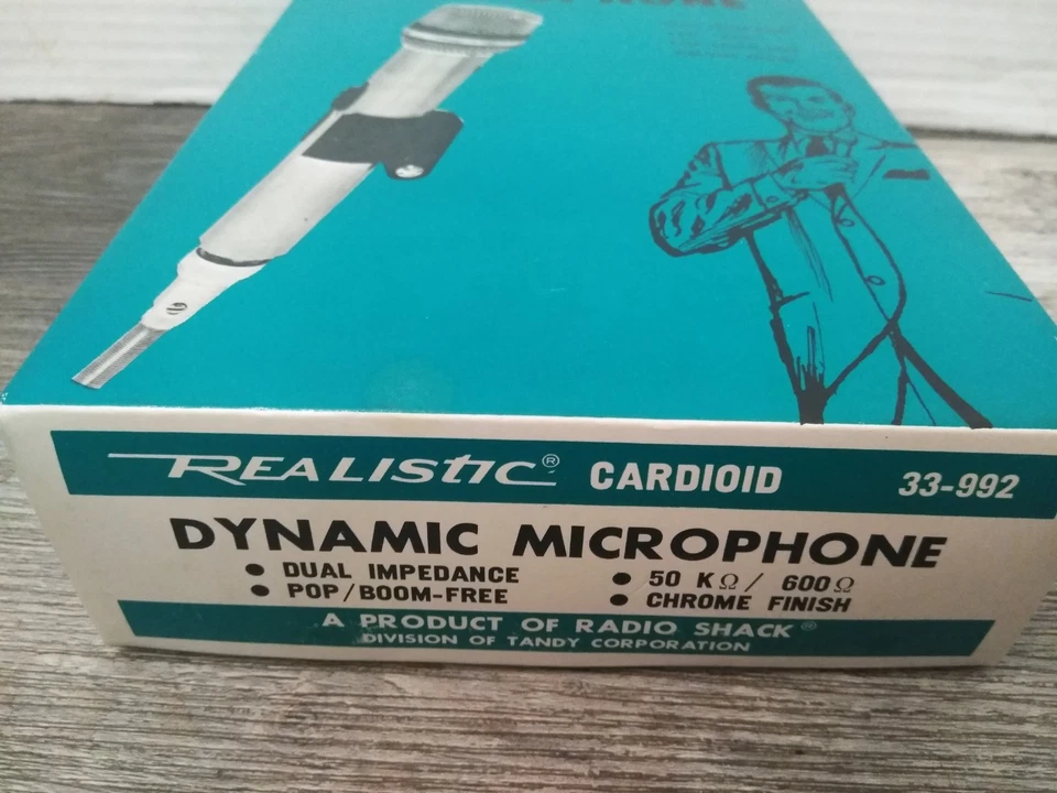 VTG Realistic Dual-Impedance Dynamic Cardioid Microphone Model 33-992 NEW -JAPAN - Image 3 of 4