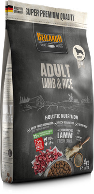 BELCANDO Adult Lamb & Rice 4kg Trockenftter Hundefutter Lamm für Sensitive Hunde