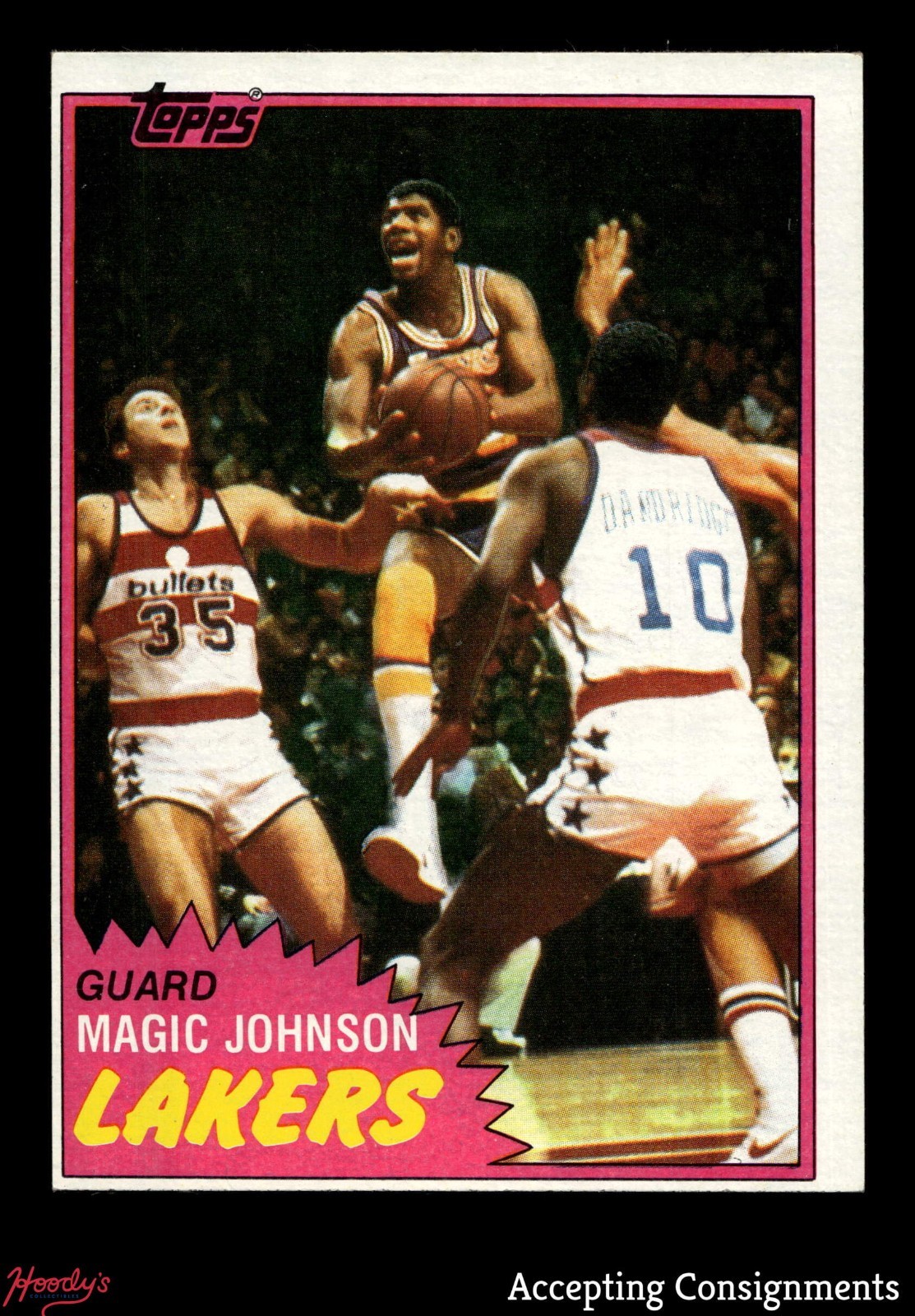 1981-82 Topps #21 Magic Johnson LAKERS