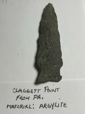4 Native American Artifacts, 4 Pennsylvania Points