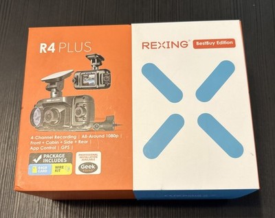 Rexing - R4 Plus 4-Channel Recording All-Around 1080p Dash Cam. NEW SEALED