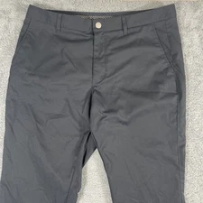 Bonobos Golf Pant Men 36x32 Black Ankle Zip Tech Performance GUC Hybrid Straight