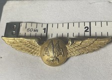 American Airlines Gold Tone Stewardess Pinback wings