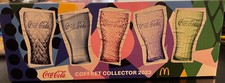 5 verres Coca Cola coffret McDo 2023