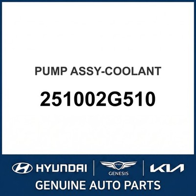 2006-2015 Kia Optima Pumpenaggregat - Kühlmittel OEM Neu 251002G510