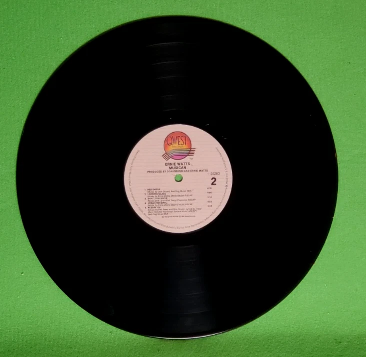 Ernie Watts- Musician (1985) Qwest Records LP Album PROMO - Image 4 of 4