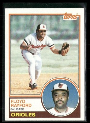 Floyd Rayford 1983 Topps Baltimore Orioles #192