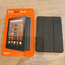 Amazon Fire HD 8 Plus Tablet 8 Zoll 32 GB 3 GB RAM Wi‑Fi Klapphülle QI Charge