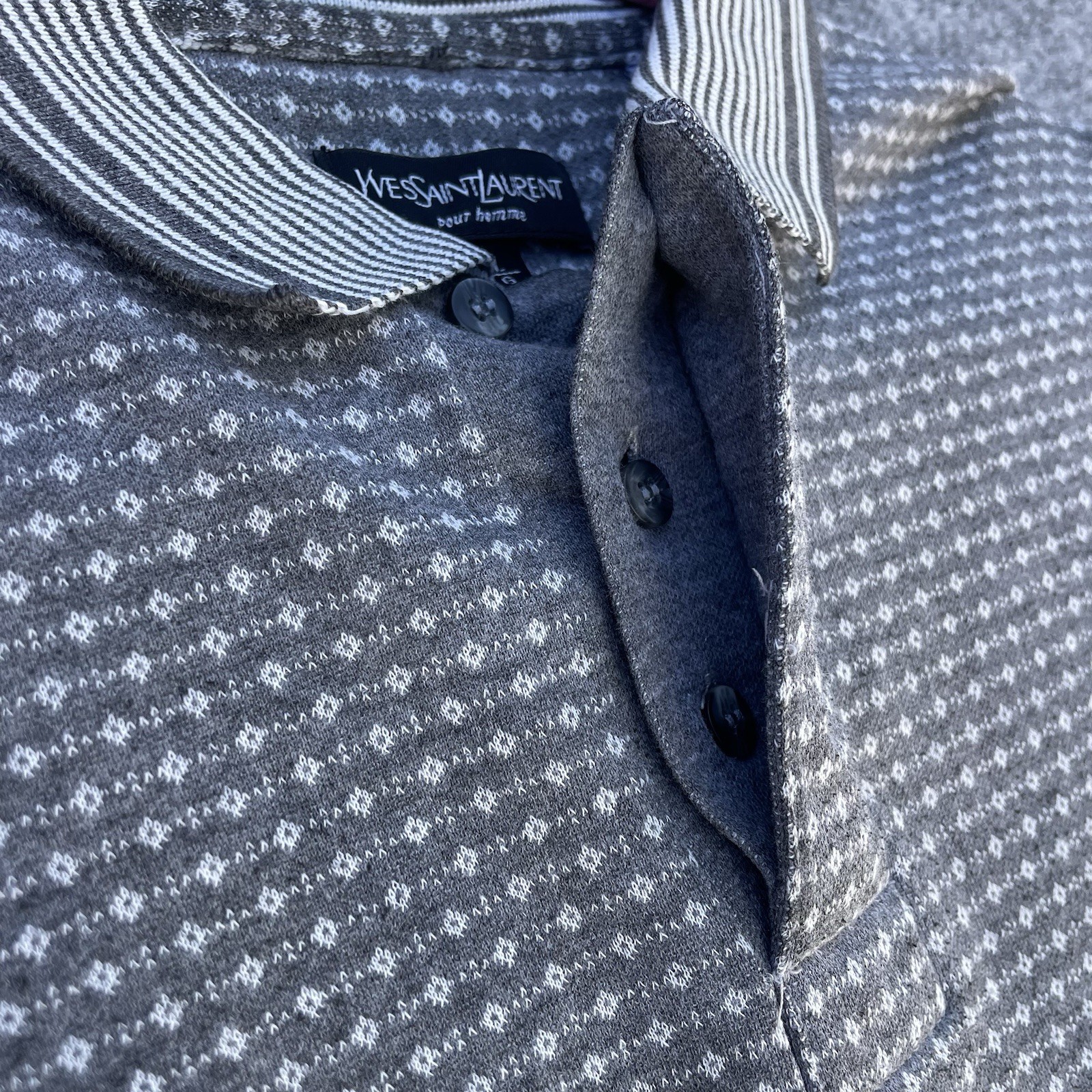 Yves Saint Laurent YSL Pour Homme Mens Polo Shirt… - image 9