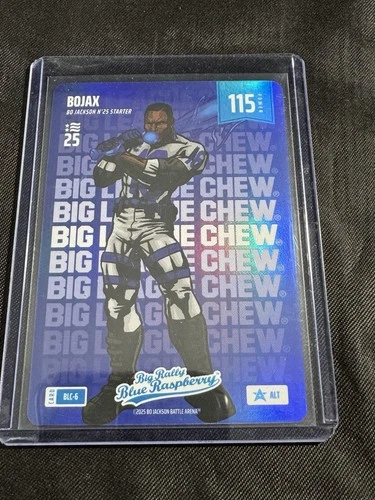 BoJax Bo Jackson Battle Arena Big League Chew Alt Blue Baseball NSCC SP #BLC-6