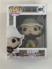 FUNKO POP ! USOPP 401 "JJL180905" OG ONE PIECE POP ANIMATION Barcode +protector