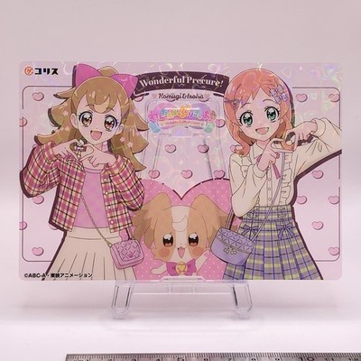 Komugi Iroha Cure Wonderful Wandafuru Precure Clear Glitter Card Japan D1 #2
