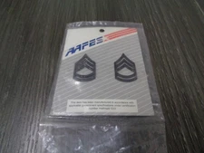 US ARMY SERGENT FIRST CLASS (E-7) SUBDUDED ARMY MILITARY RANK SET OF 2 SFC AAFES