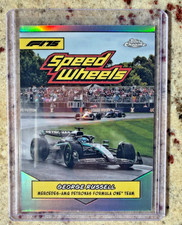 2025 Topps Chrome F1 Speed Wheels George Russell #75-MAMG Refractor Card
