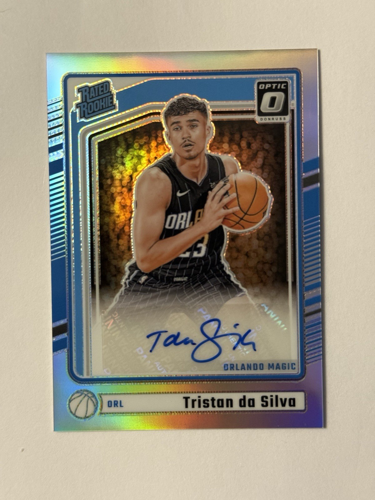 2024-25 Panini Optic - Tristan Da Silva Silver Rated Rookie Auto (RC, AU) #325