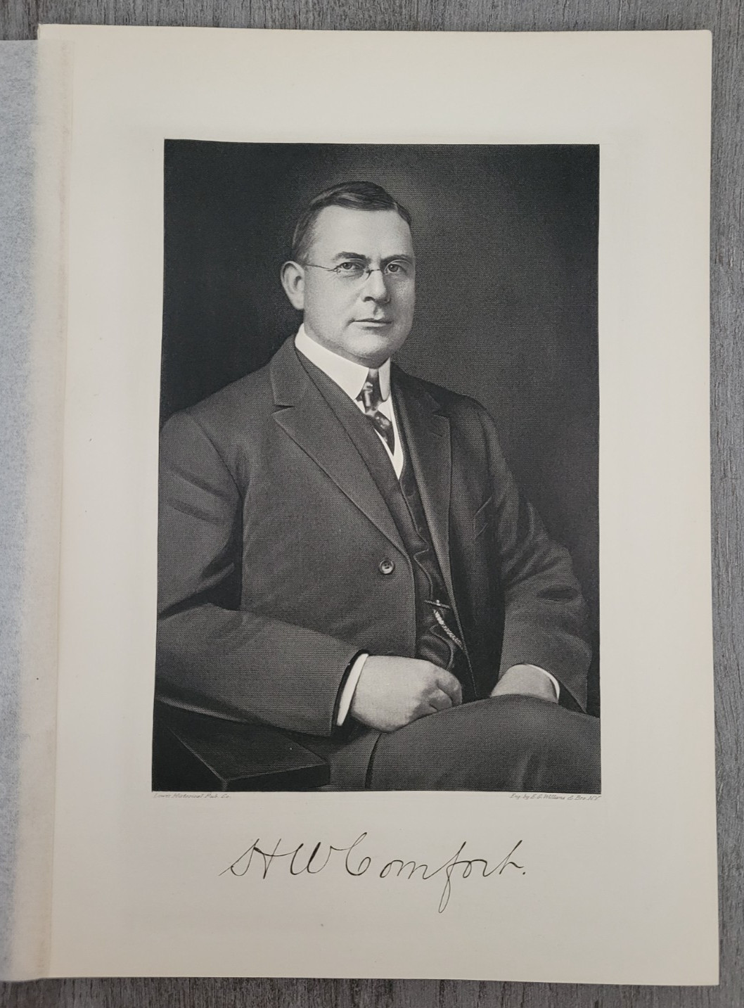1916 HENRY W. COMFORT Board Manager of Friends' Asylum for the Insane PA Print