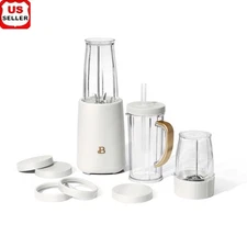 12-Piece Personal Blender Smoothie Sauce Travel Cup No Drippy Sippy Accessories