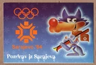 Winter Olympic Games 1984, Sarajevo, Vučko Postcard