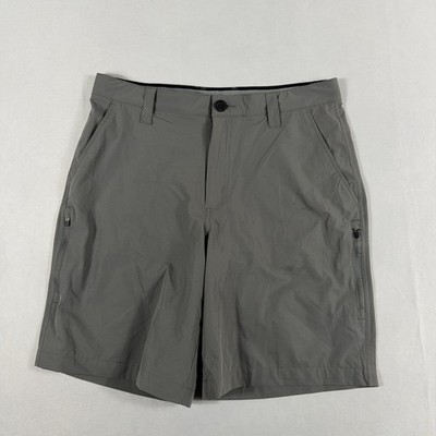 Orvis Shorts Mens 32 Grey Technical Outdoor Hiking Fishing Performance Casual