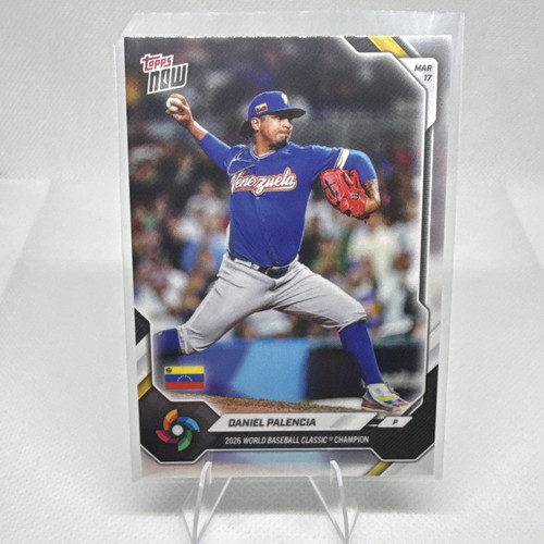 2026 Topps Now World Baseball Classic Champions #VEC14 Daniel Palencia