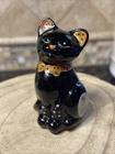 Fenton Glass Curious Cat Halloween 5243 V5 Hand Painted Collectible Figurine