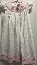 New Lil Cactus Embroidered Fair Dress Smocked...