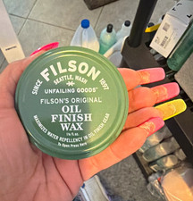 Filson Oil Finish Wax 1 fl oz Tin Water Repellent Original Oil Finish Wax