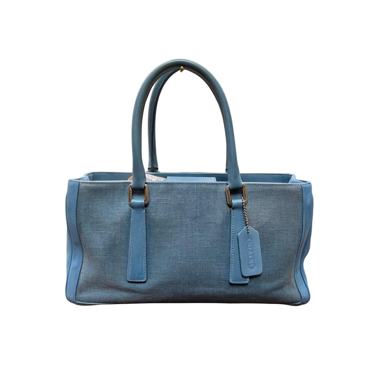 Coach Hampton Tote Blue Bags & Handbags for Women for sale | eBay