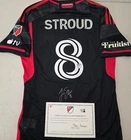 DC United JARED STROUD Signed Match Game Used Soccer Jersey 2024 Season BLACK