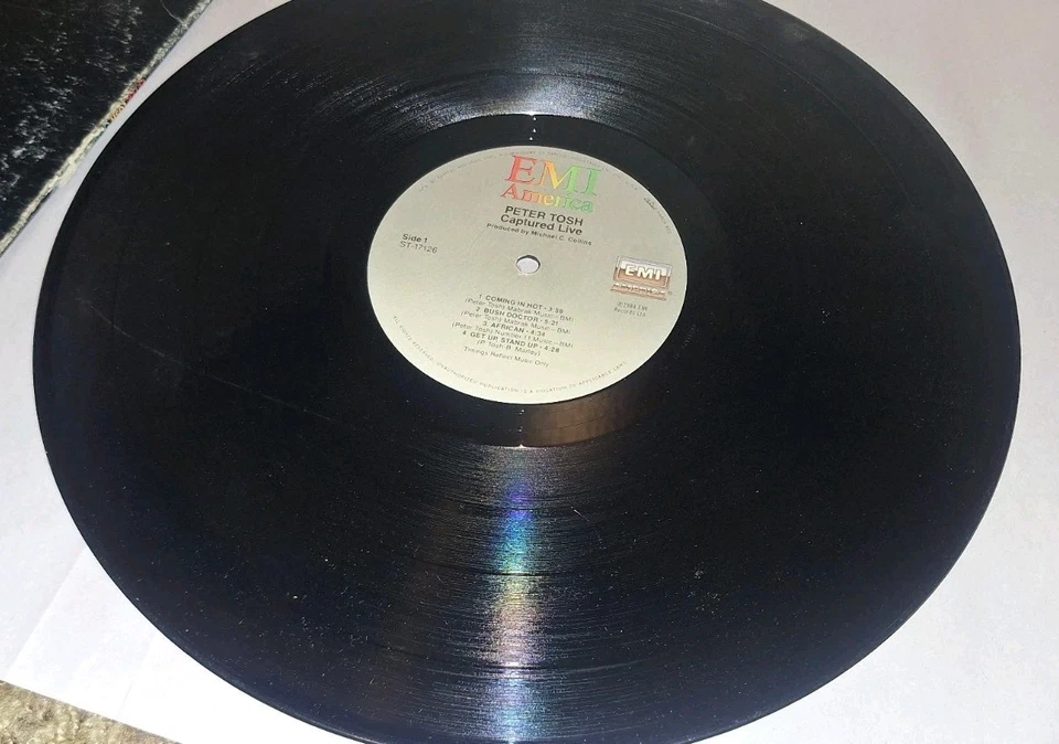 Peter Tosh - Captured Live - Original 1984 Press - Reggae LP Vinyl - Image 3 of 4