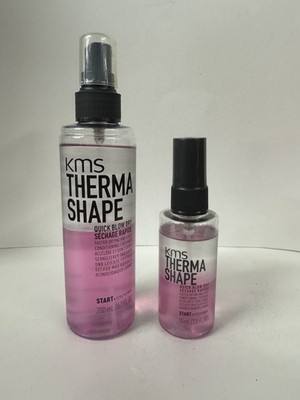 KMS Thera Shape quick blow dry fast drying & conditioning 6.7 oz + 2.5 oz Set