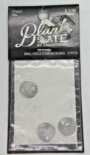 Blank Slate by Traditions 775023 Small Circle Stamping Blanks, 3 pc -More Below
