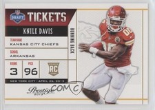 2013 Panini Prestige NFL Draft Tickets Knile Davis #36 0q0m