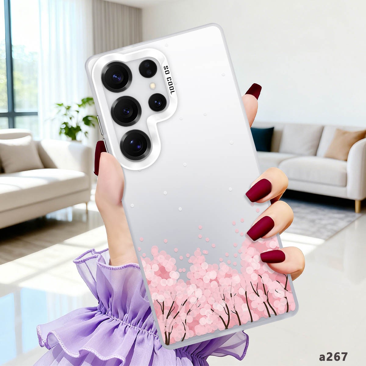 Exquisite Shockproof Flower Case for Samsung