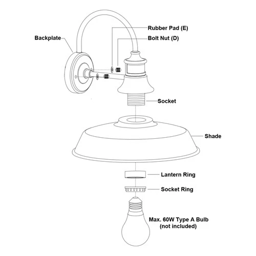 Vaxcel Lighting T0648 Dorado 13" Tall Outdoor Wall Sconce - Dark Bronze / Light - Picture 2 of 12