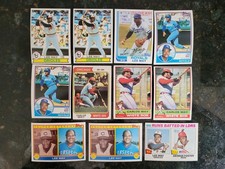 11 Card Lee & Carlos May Whitesox, Orioles, Royals  - Excellent Condition