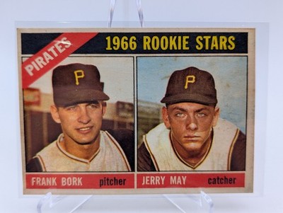 1966 Venezuelan Topps F. Bork / J. May #123 RC Pittsburgh Pirates 