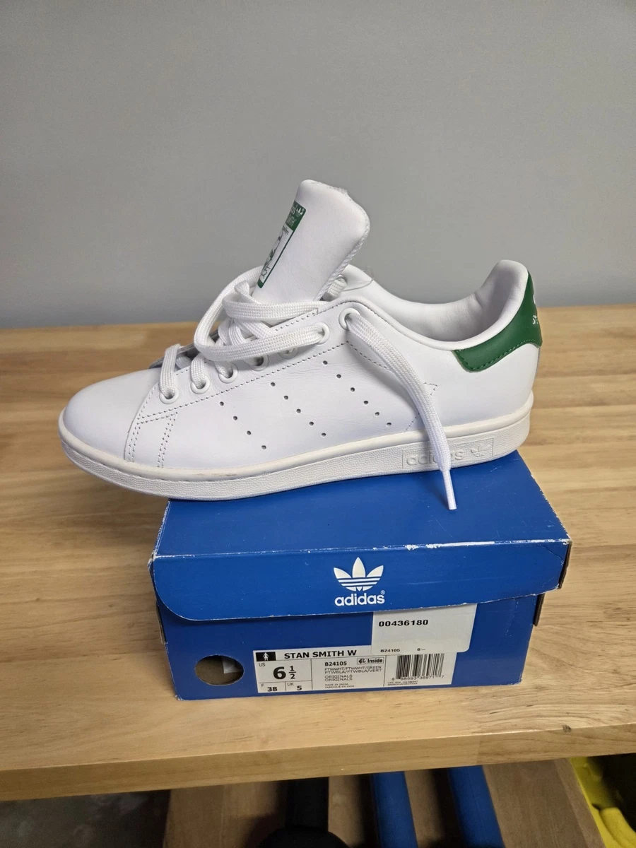 Adidas Stan Smith White Green W for sale | eBay
