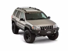 RealTruck Bushwacker Cut Out Fender Flares Fit 99-04 Grand Cherokee Black 4 Pc
