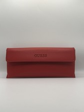 Authentic GUESS Snap Closure Sunglasses Case- Red